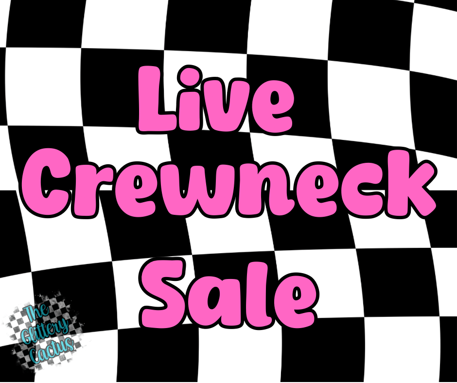 Live Crewneck Sweatshirt Sale
